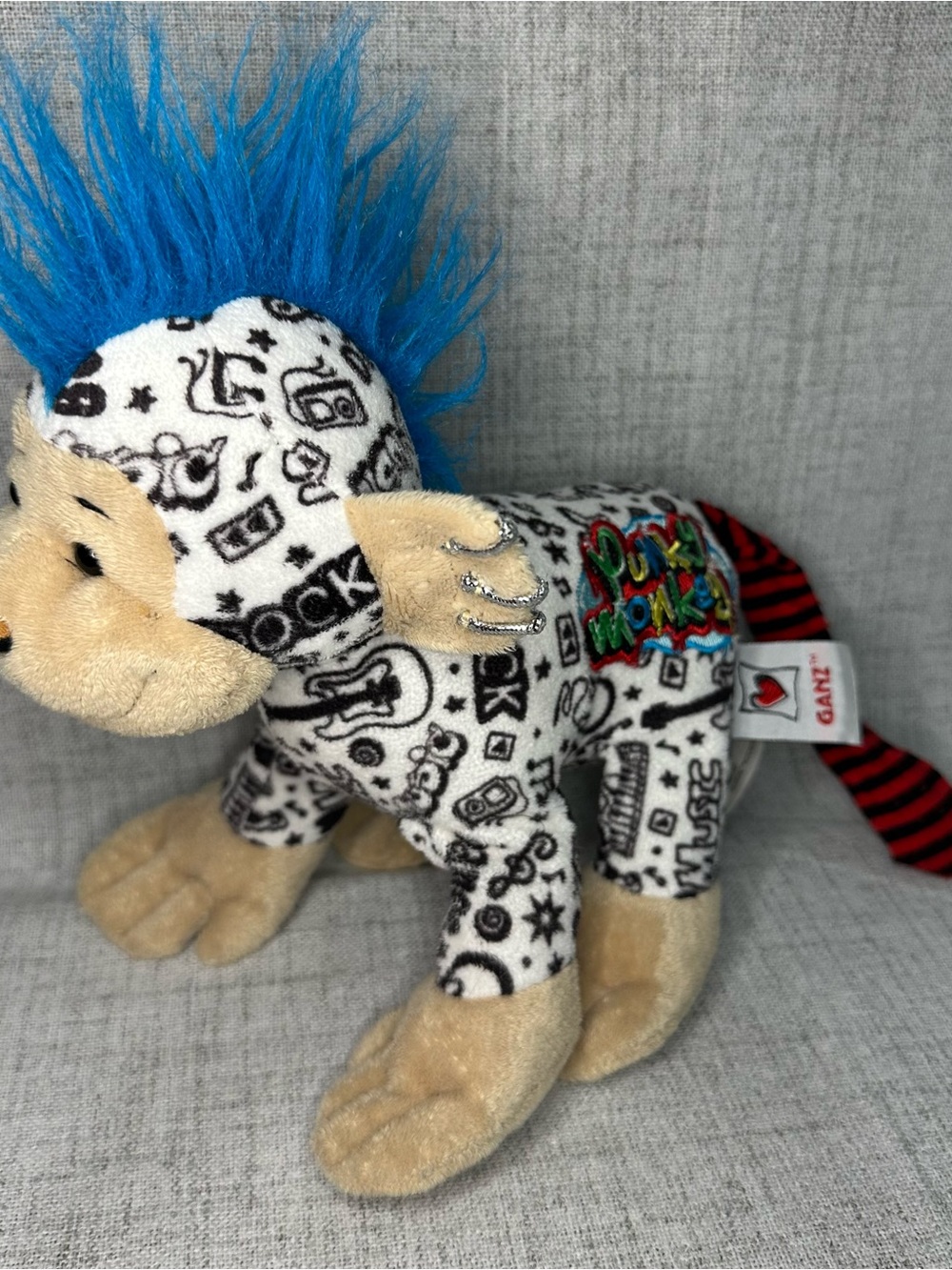2 for 20$ ❤️ Webkinz rockerz monkey punky monkey